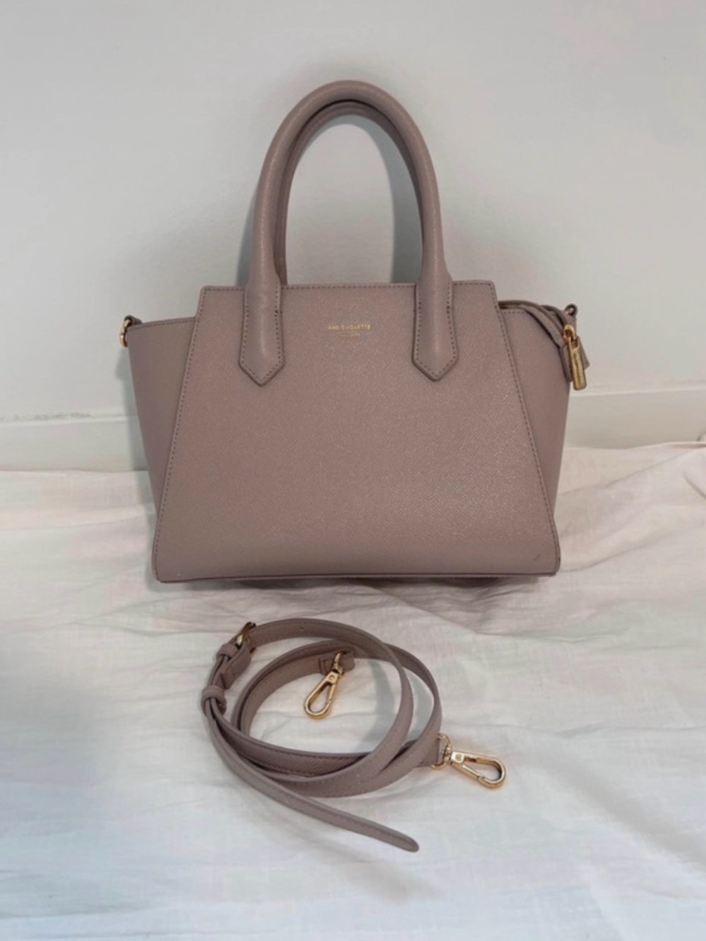 Beige And Choutette Crossbody Bag